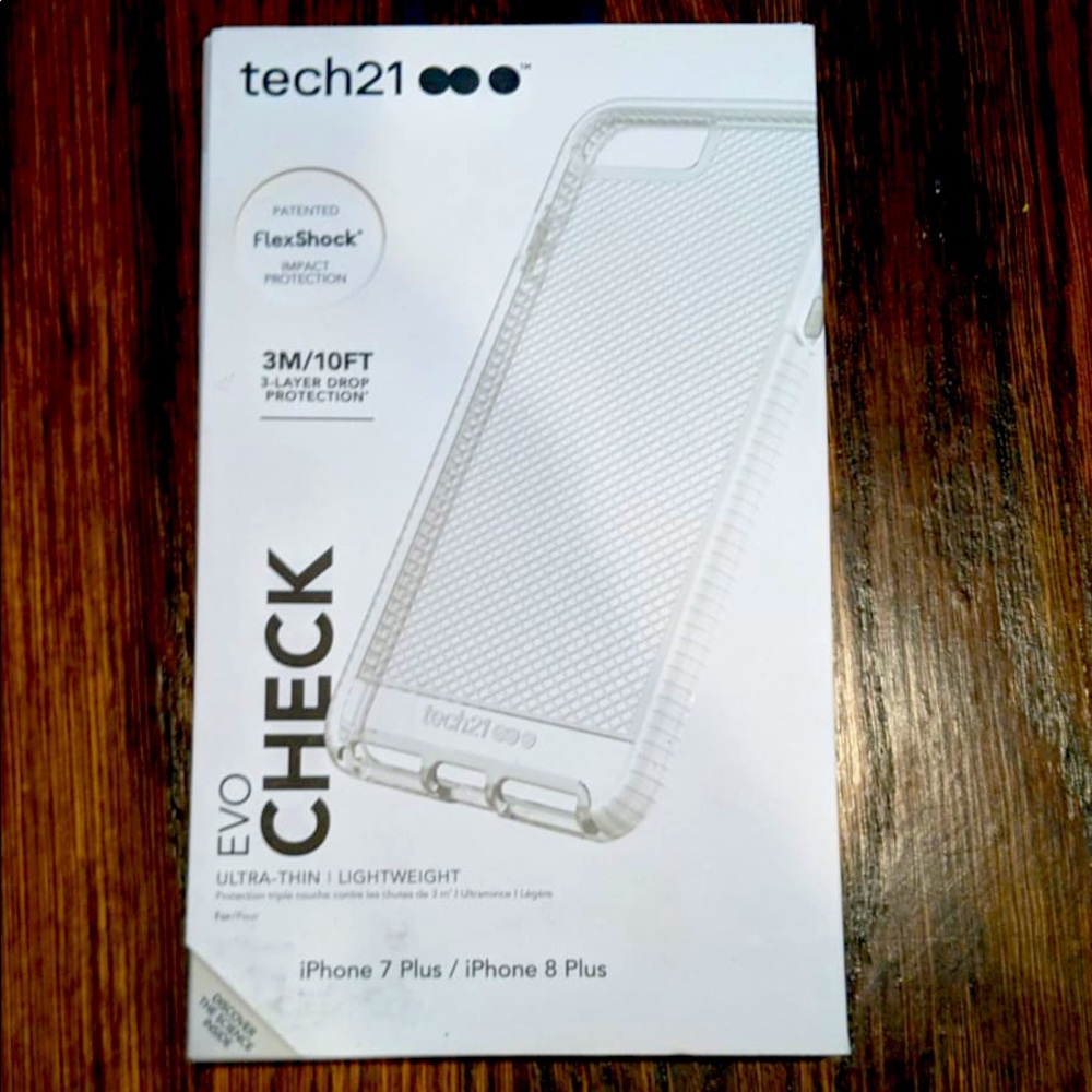 Clear iPhone 8+ case